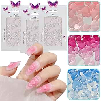 Nail..Heart４♡ Cute Hearts VDAY 2025 Nails 💕(super easy nail art with